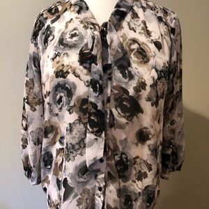 Studio Works polyester blouse size Large